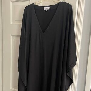 Anthropologie Black V-Neck Dress